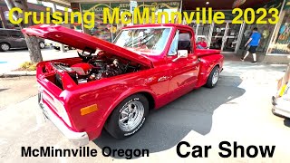 Cruising McMinnville 2023 Car Show and Cruise [upl. by Vachill]