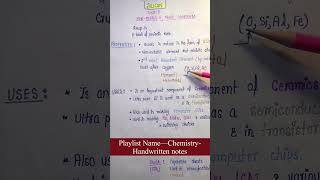 SiliconChemistry  Chapter9 Non Metals amp their Compounds  Lec43 Part6  General Science [upl. by Aiekat]