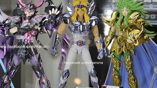 Saint Seiya Myth Cloth EX  Hyoga Shion amp Radamanthys [upl. by Acitel821]