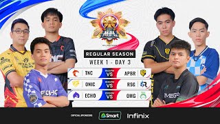 🔴LIVE  MPL PH S13  FILIPINOWeek1 Day 3 [upl. by Nnahs677]