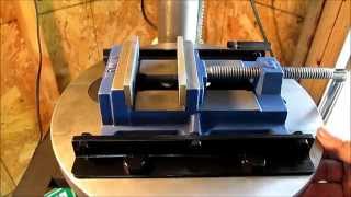 Drill Press Vise Mount  smoothed edges and painted [upl. by Harat]