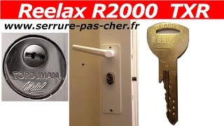 Comment changer le cylindre Reelax TXR dune serrure Reelax R2000 [upl. by Ardeed]