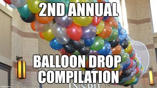 Annual New Years Eve Balloon Drop Compilation  Over One Hour of Balloon Drops [upl. by Gerhardine]