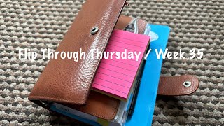 Flip Through Thursday  Week 35  August 2024  Pink Planner Girl [upl. by Erie314]