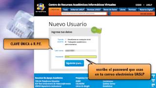 TUTORIAL PARA REGISTRARSE EN CREATIVA UASLP [upl. by Pelagi]