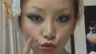 Geisha inspire look makeup  芸者風メイク [upl. by Sabir301]