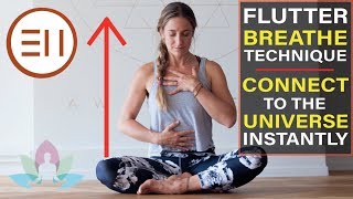 Raise Your Vibrational Frequency Instantly Using The Flutter Breathe Technique Law of Attraction [upl. by Pius]