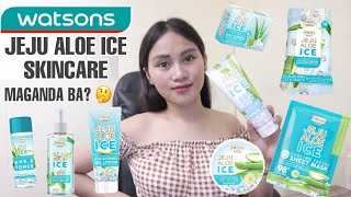 JEJU ALOE ICE REVIEW I TRIED THEM ALL  Xy Castillo [upl. by Gauthier956]