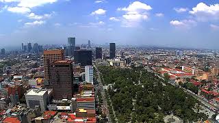 Sismo en la Ciudad de México 19 de septiembre 2017 visto desde la Torre Latinoamericana [upl. by Loriner28]