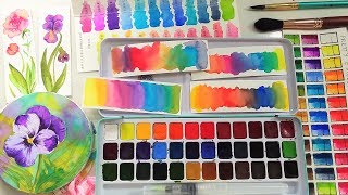 Wow Cheap paint Pretty Excellent Watercolor set of 36 Review [upl. by Hogg]