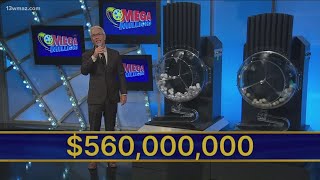 Mega Millions numbers June 4 2024  560 million jackpot [upl. by Durham]