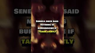 Nothing is burdensome if taken lightly seneca a [upl. by Nader]