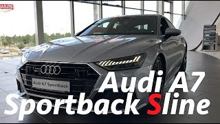 New Audi A7 Sportback S line 2018  quick view exterior amp interior [upl. by Seve]