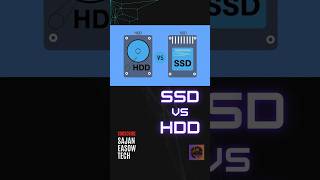 SSD vs HDD Whats the Difference ssd hdd computerbasics shorts [upl. by Inan384]