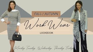 Work Wear Lookbook 2018  Fashion Over 40 [upl. by Yltneb572]