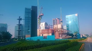 Gift City Gandhinagar Today  Gift City Latest Update  Gift City Real Construction Vloggerpress [upl. by Arvie]