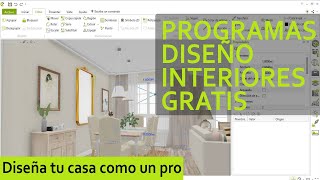 📐PROGRAMAS de DISEÑO de INTERIORES GRATIS Los 9 mejores [upl. by Olleina401]