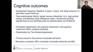 Geriatric Medicine Journal Club March 22 2024 [upl. by Auqenahs188]