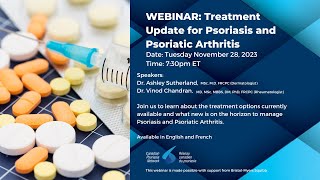 Webinar Treatment Update for Psoriasis and Psoriatic Arthritis [upl. by Calysta64]