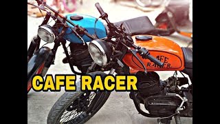 Customized Cafe Racer  Rajdoot 175 Cc [upl. by Lazaruk]