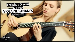 Violaine Sananes plays Endecha y Oremus by F Tarrega on a 2022 Jonas Schneele Classical Guitar [upl. by Bej]