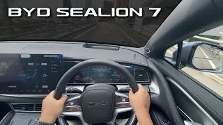 2024 BYD SEALION 7 PERFORMANCE AWD EV SUV MALAYSIA  POV TEST DRIVE [upl. by Elianora]