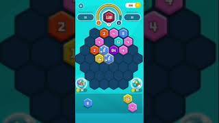 Block hexa puzzle gameplayshors shorswaitforend video gaminggameplay videopuzzle gameplay [upl. by Gnilrac594]