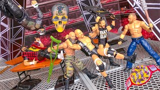 Deadly Games Action Figure Match Austin vs Moxley vs Hardy vs Foley vs Cole vs Ciampa [upl. by Cristina]