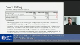 Seattle City Council Public Safety amp Human Services Committee 42622 [upl. by Htiduj105]