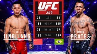 LI JINGLIANG vs CARLOS PRATES FULL FIGHT UFC 305 [upl. by Hibbs]