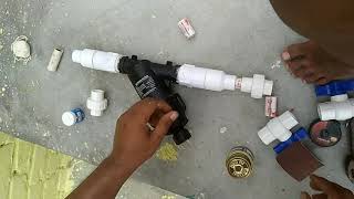 Water tank filter installation [upl. by Ahsercel534]