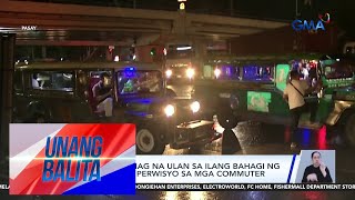 Halos magdamag na ulan sa ilang bahagi ng Metro Manila perwisyo sa mga commuter  Unang Balita [upl. by Durkin712]