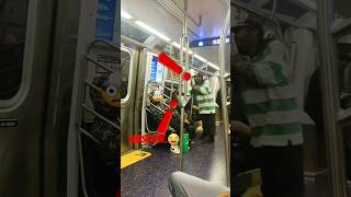 Only In New York Subway😂 subscribe shorts shortsvideo nyc nycsubway onlyinnewyork fyp [upl. by Ahsieka]