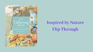 Posh Coloring Book Inspired by Nature by Marjolein Bastin Flip Through [upl. by Debee]