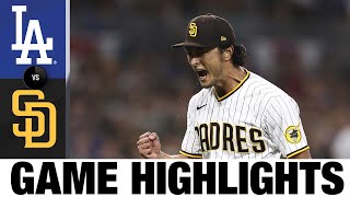 Dodgers vs Padres Game Highlights 42322  MLB Highlights [upl. by Quinn]