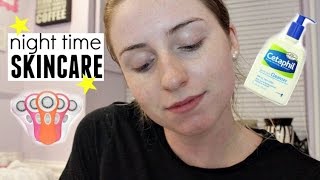 Night Time Skincare Routine for Acne Scars amp Dry Skin [upl. by Rehpotsrhc]