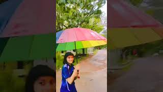 Through Ooty road with peelis Rainbow 🌈 umbrella  Farook College Mansoon [upl. by Levison]