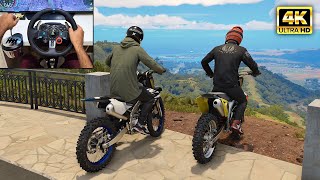 Yamaha YZ450F amp Suzuki RMZ450  The Crew Motorfest  Logitech g29  shifter gameplay [upl. by Aihsyla]