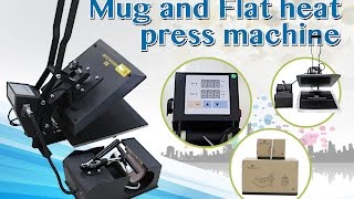 2in1 mug and flat heat press machine [upl. by Inalan]