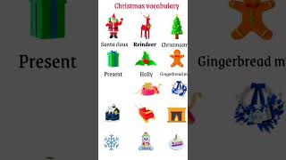 Learn Christmas vocabulary in English with pictures  English christmas christmasvocabulary [upl. by Ardnaid142]