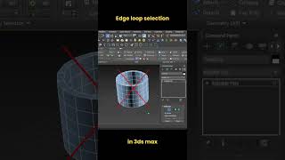 Edge loop selection in 3ds max shorts 3dsmax edge loop [upl. by Aniri]