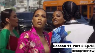 Basketball Wives Season 11 Part 2 Ep18 RecapReview  The Womens Empowerment BRAWL [upl. by Dloreh277]