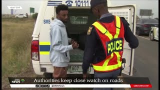 Easter Traffic  Free State Authorities keep close watch on roads [upl. by Ailehs]