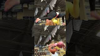 ADLEY does a BACKFLiP in REAL LiFE Cartoon FAiRY Adleys MAGiCAL gymnastics tricks with her coach [upl. by Allis]