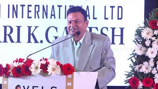 Dr Ishari K Ganesh Speech at Vels IPO Listing Ceremony  Vels Film International [upl. by Melburn261]