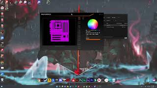كيف تغير الوان مراوح البي سي و القطع و لمبات ال rgb حق لوحات جيجابايت و اوروس [upl. by Josiah]