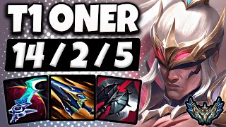 T1 Oner Lee Sin vs Kindred Jungle  Triple Kill  Patch 1416 Korea Challenger ✅ [upl. by Bearnard462]