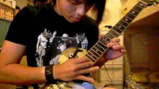 Children of Bodom  Rebel Yell solo Cover [upl. by Aihsile468]