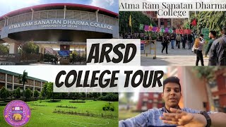 ARSD College Tour  Atma Ram Sanatan Dharma College Tour Delhi University  DU south campus [upl. by Leggett]