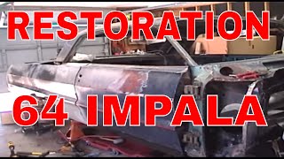 Restoration 64 Impala Sheet Metal Work [upl. by Ameer705]